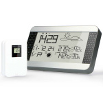 Alecto Weather station with wireless sensor Silver