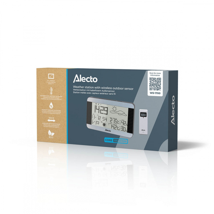 Alecto Weather Station with Wireless Outdoor Sensor