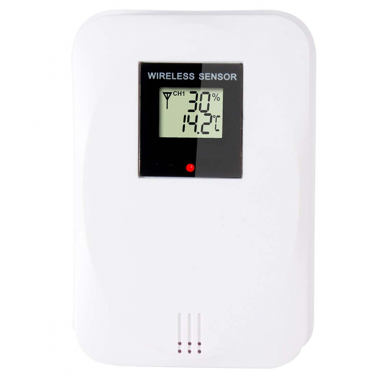Alecto Weather station with wireless sensor Silver