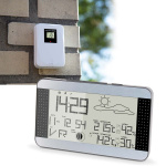 Alecto Weather station with wireless sensor Silver