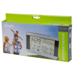 Alecto Weather station with wireless sensor Silver