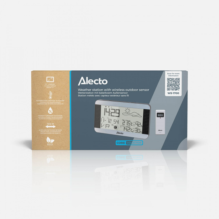 Alecto Weather Station with Wireless Outdoor Sensor