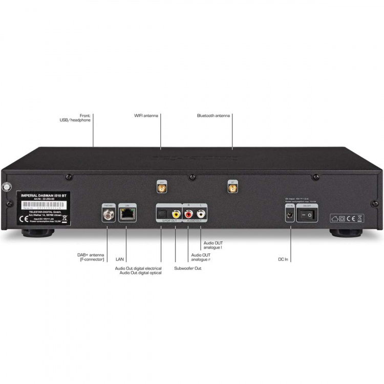 imperial DABMAN i510 BT DAB+ / FM / INTERNET / BLUETOOTH imperial DABMAN i510 BT DAB+ / FM / INTERNET / BLUETOOTH