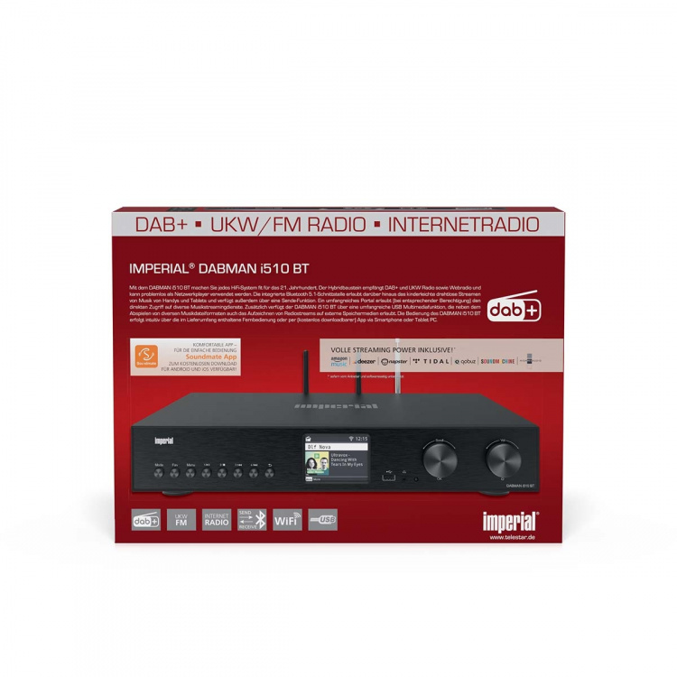 imperial DABMAN i510 BT DAB+ / FM / INTERNET / BLUETOOTH imperial DABMAN i510 BT DAB+ / FM / INTERNET / BLUETOOTH