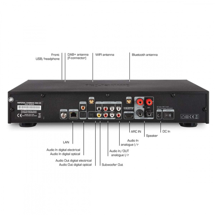 imperial DABMAN i560 CD DAB+ / FM / INTERNET / BLUETOOTH imperial DABMAN i560 CD DAB+ / FM / INTERNET / BLUETOOTH