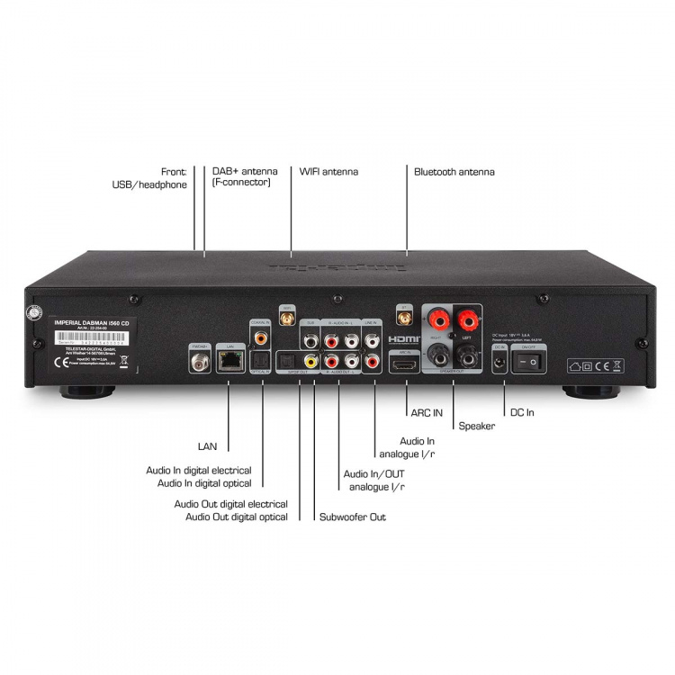 imperial DABMAN i560 CD DAB+ / FM / INTERNET / BLUETOOTH imperial DABMAN i560 CD DAB+ / FM / INTERNET / BLUETOOTH