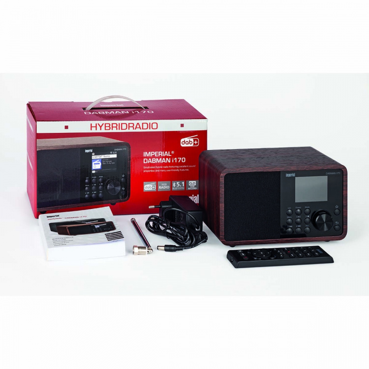imperial DABMAN i170 DAB+ and Internet Radio Wood Look imperial DABMAN i170 DAB+ and Internet Radio Wood Look