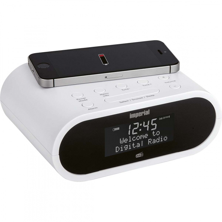 imperial DABMAN d20 DAB+ and FM radio alarm clock White