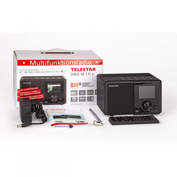 TELESTAR DIRA M11i+, EWF DAB+ / FM / INTERNET / BLUETOOTH TELESTAR DIRA M11i+, EWF DAB+ / FM / INTERNET / BLUETOOTH