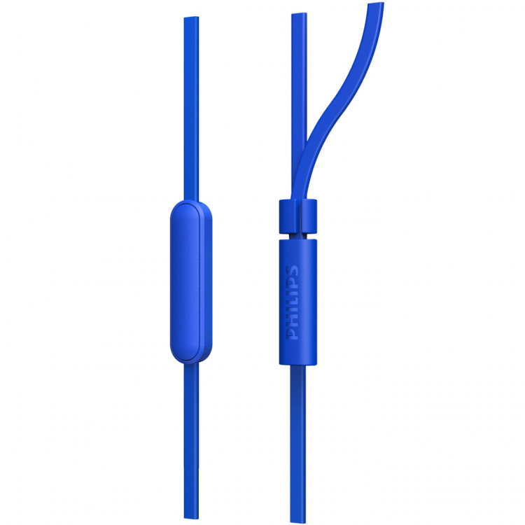 Philips TAE1105BL Trådanslutna in-ear-hörlurar med inbyggd fjärrkontroll. Blåa