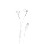 Xo eP66 USB-C wired earphones white