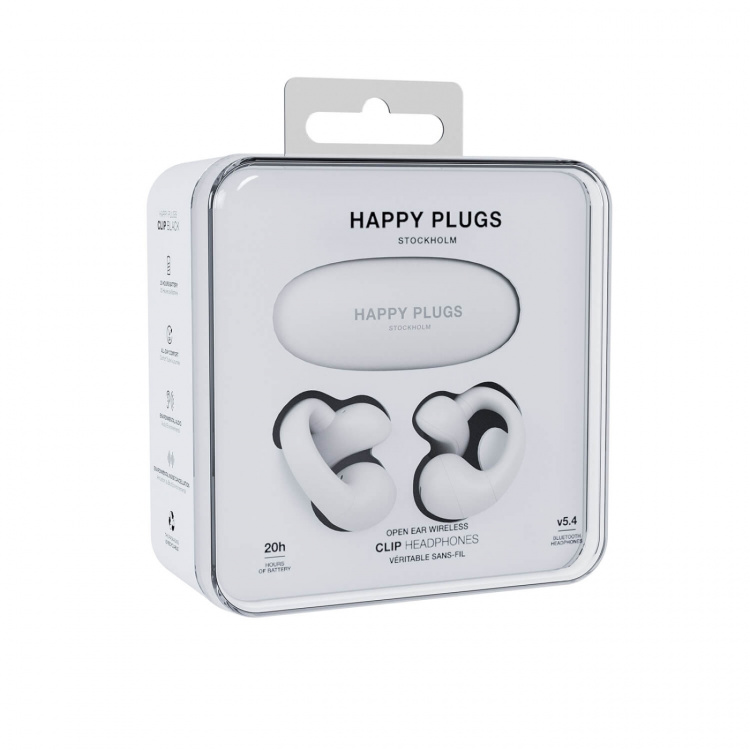 Happy Plugs Headphone Clip OWS True-Wireless White Happy Plugs Headphone Clip OWS True-Wireless White
