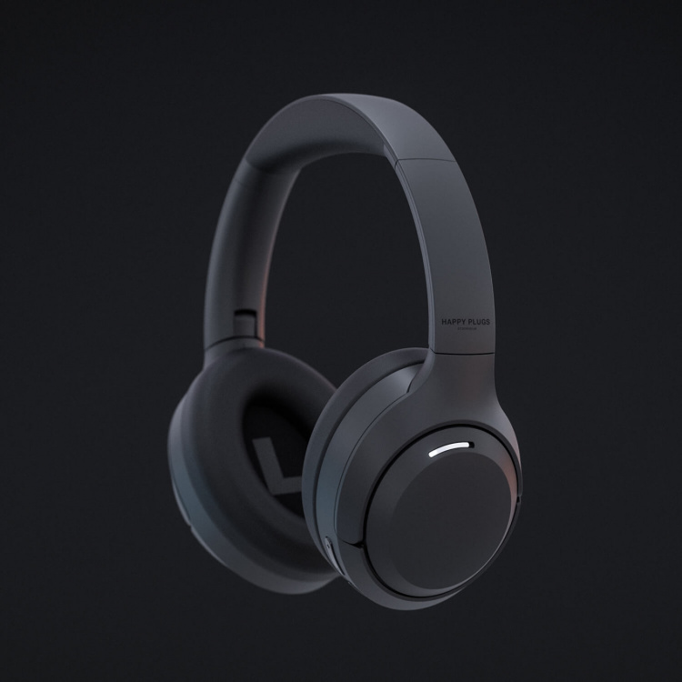 Happy Plugs Headphone Play Lite Over-Ear Wireless Black Happy Plugs Headphone Play Lite Over-Ear Wireless Black