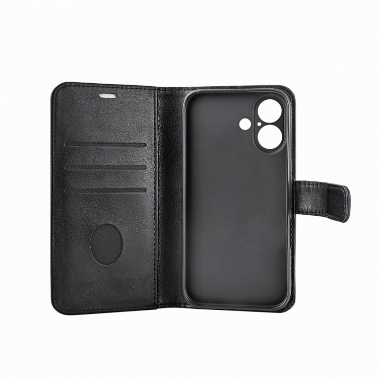 Radicover Wallet Case Anti-Radiation 3 Card RFID Black - iPhone 16 Radicover Wallet Case Anti-Radiation 3 Card RFID Black - iPhone 16