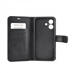 Radicover Wallet Case Anti-Radiation 3 Card RFID Black - iPhone 16 Radicover Wallet Case Anti-Radiation 3 Card RFID Black - iPhone 16