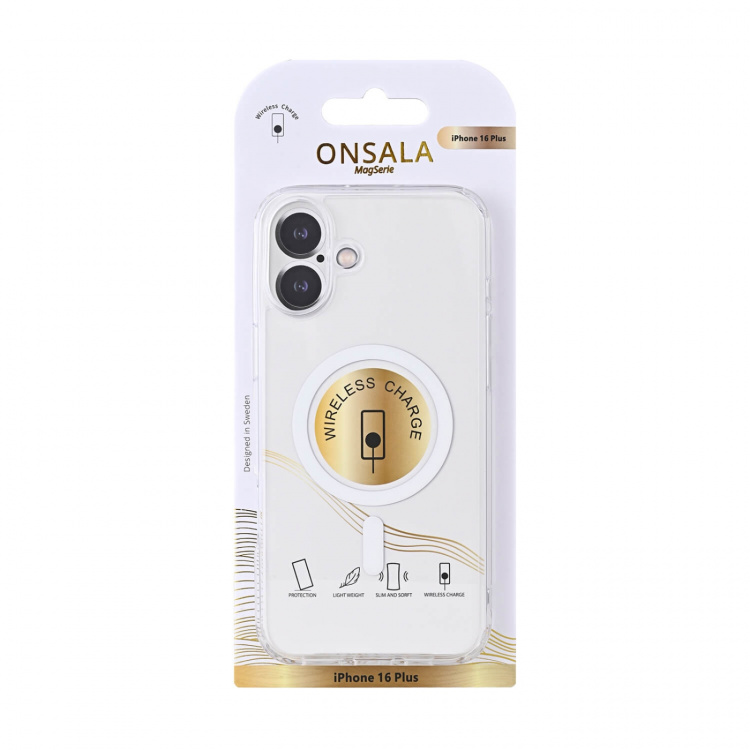 Onsala Phone Case MagSeries Transparent - iPhone 16 Plus Onsala Phone Case MagSeries Transparent - iPhone 16 Plus