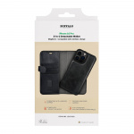 Buffalo Wallet Case 2-in-1 3 Card MagSeries Black - iPhone 16 Pro