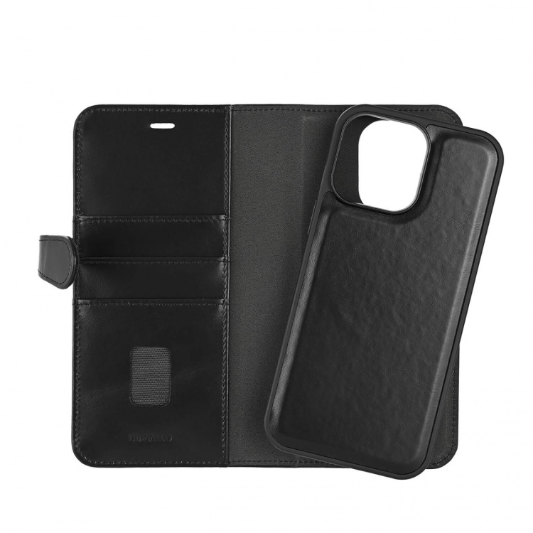 Buffalo Wallet Case 2-in-1 3 Card MagSeries Black - iPhone 16 Pro Max