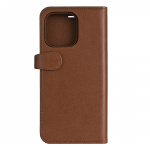 Buffalo Wallet Case 2-in-1 3 Card MagSeries Brown - iPhone 16 Pro Max
