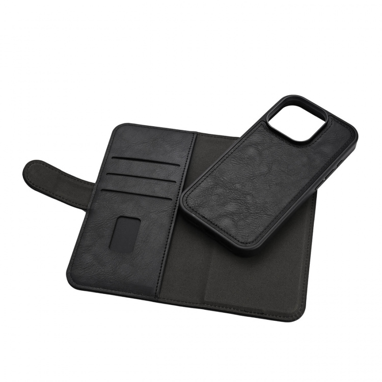 Gear Wallet Case 2-in-1 MagSerie Black - iPhone 16 Pro