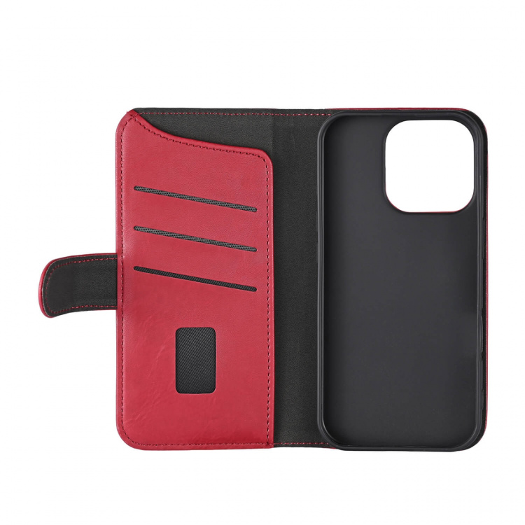 Gear Wallet Case 3 Card Slots Magseries Deep Red - iPhone 16 Pro