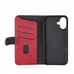 Gear Wallet Case 3 Card Slots Magseries Deep Red - iPhone 16 Plus Gear Wallet Case 3 Card Slots Magseries Deep Red - iPhone 16 Plus