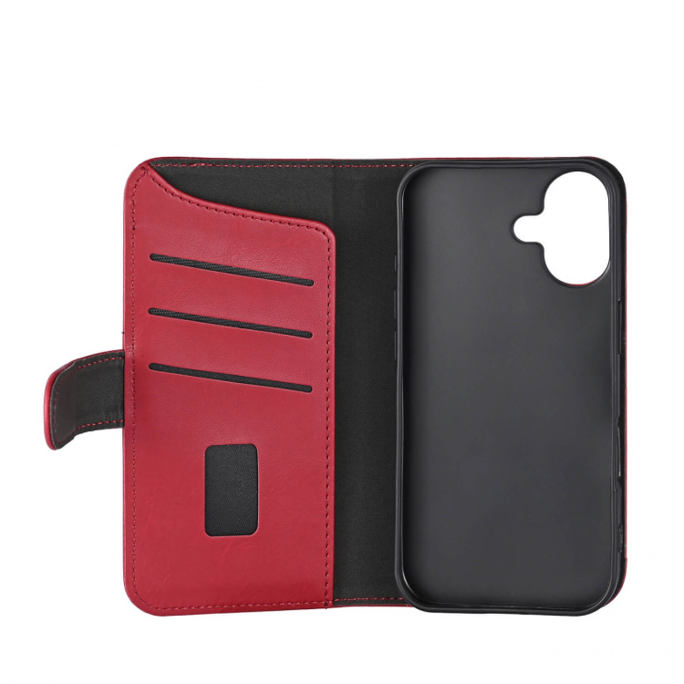 Gear Wallet Case 3 Card Slots Magseries Deep Red - iPhone 16 Gear Wallet Case 3 Card Slots Magseries Deep Red - iPhone 16