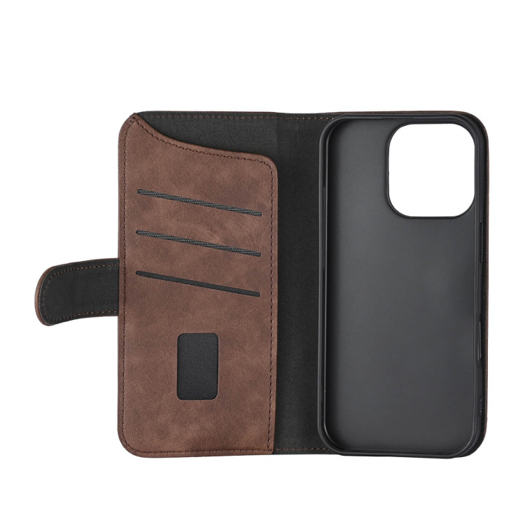 Gear Wallet Case 3 Card Slots Magseries Brown - iPhone 16 Pro