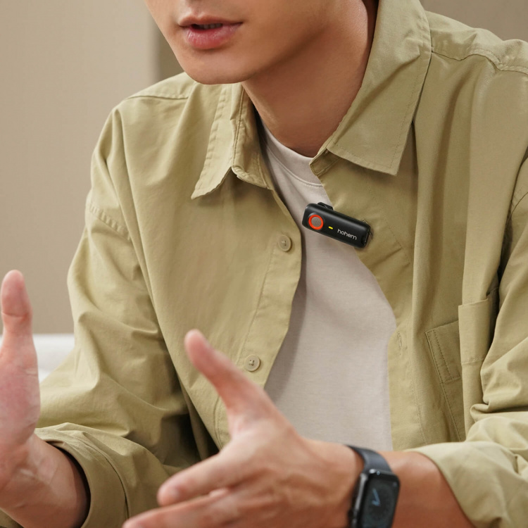 Hohem Microphone MIC-01 2TX 1RX With Charge Case Lightning