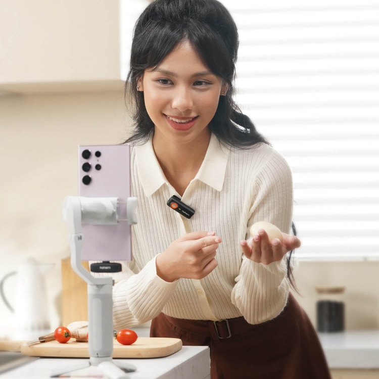 Hohem Microphone MIC-01 2TX 1RX With Charge Case USB-C