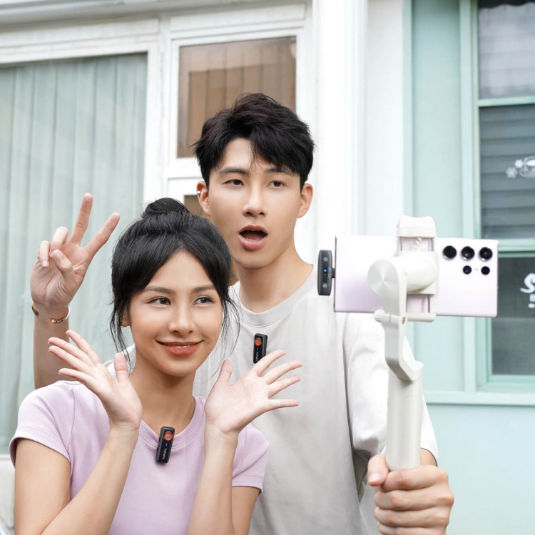 Hohem Microphone MIC-01 2TX 1RX With Charge Case USB-C