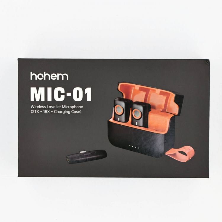 Hohem Microphone MIC-01 2TX 1RX With Charge Case USB-C