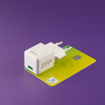 Hama Mini Fast Charger USB-C PD 25W White