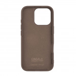 Onsala Phone Case with Silicone Feel Chocolate - iPhone 16 Pro Onsala Phone Case with Silicone Feel Chocolate - iPhone 16 Pro