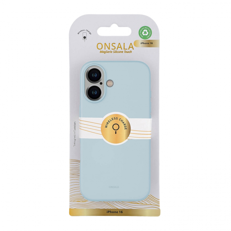 Onsala Phone Case with Silicone Feel Concrete - iPhone 16