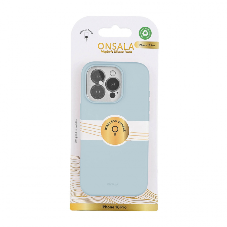 Onsala Phone Case with Silicone Feel Concrete - iPhone 16 Pro Onsala Phone Case with Silicone Feel Concrete - iPhone 16 Pro