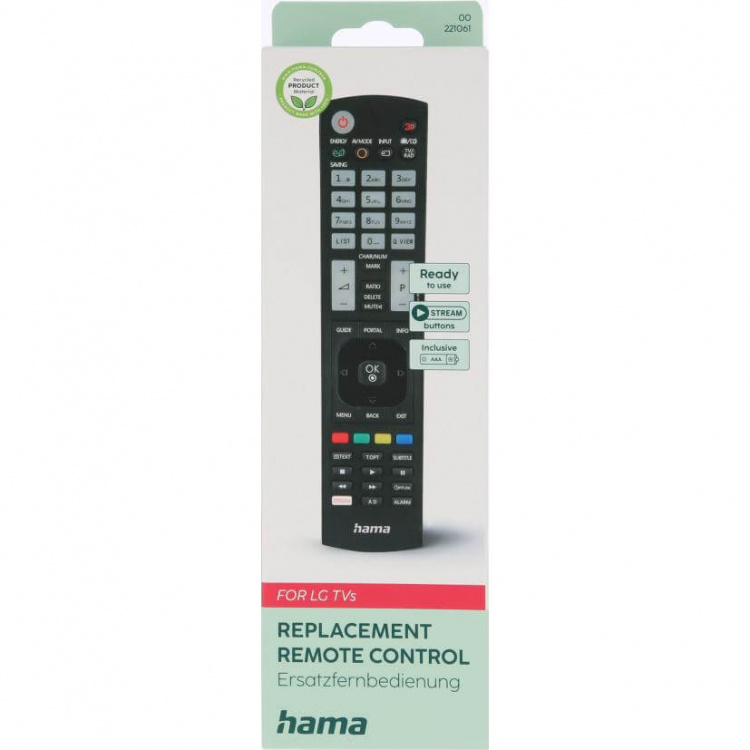 Hama Remote Control for LG Hama Remote Control for LG