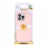 Onsala Phone Case with Silicone Feel Chalk Pink - iPhone 16 Pro Onsala Phone Case with Silicone Feel Chalk Pink - iPhone 16 Pro