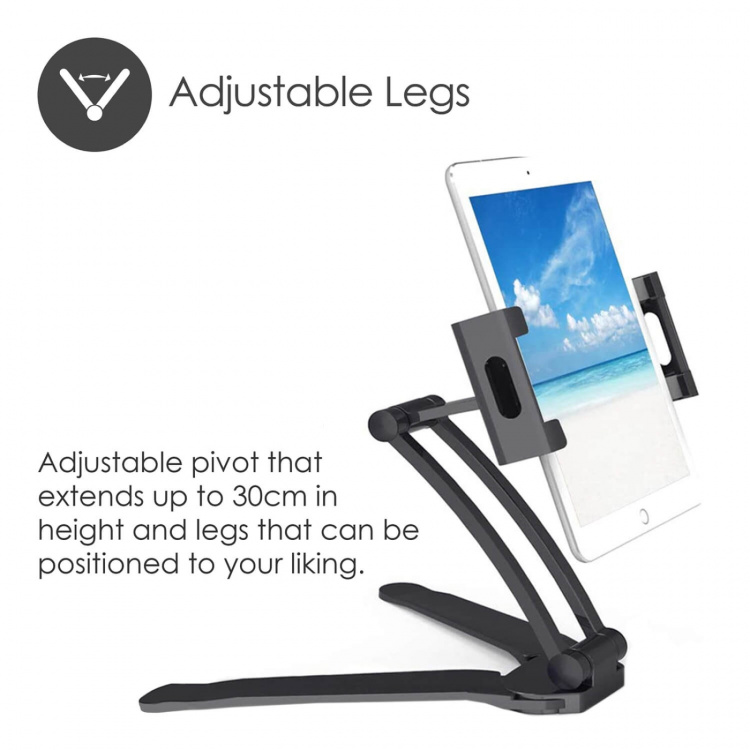 Desire2 Tablet Holder 2-in-1 XL Wall and Portable up to 12.9 Desire2 Tablet Holder 2-in-1 XL Wall and Portable up to 12.9