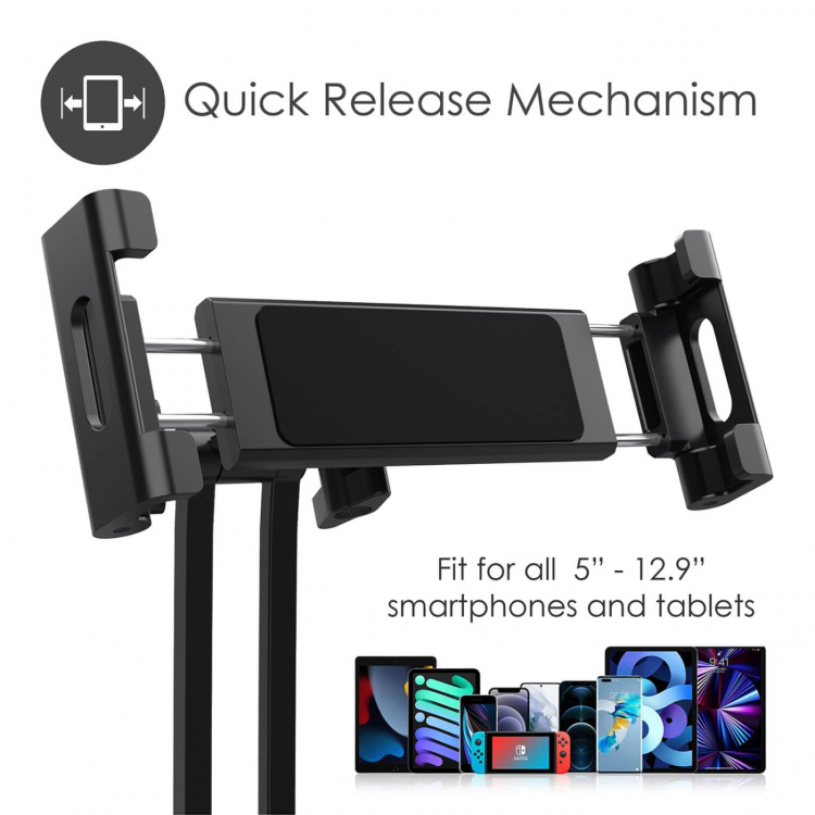 Desire2 Tablet Holder 2-in-1 XL Wall and Portable up to 12.9 Desire2 Tablet Holder 2-in-1 XL Wall and Portable up to 12.9