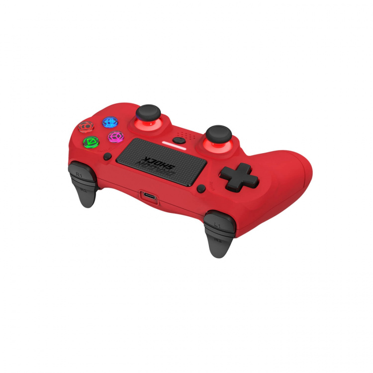 DragonShock Wireless Controller Mizar for PS4 Red