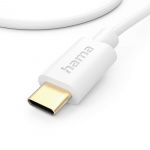 Hama Charging Cable USB-C to USB-C 1.0m White