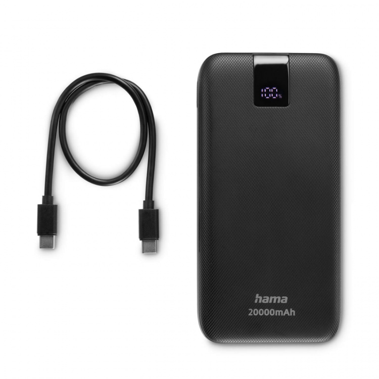 Hama Powerbank PD 20000mAh 2xUSB-C+1xUSB-A Anthracite Hama Powerbank PD 20000mAh 2xUSB-C+1xUSB-A Anthracite