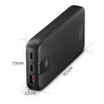 Hama Powerbank PD 20000mAh 2xUSB-C+1xUSB-A Anthracite Hama Powerbank PD 20000mAh 2xUSB-C+1xUSB-A Anthracite