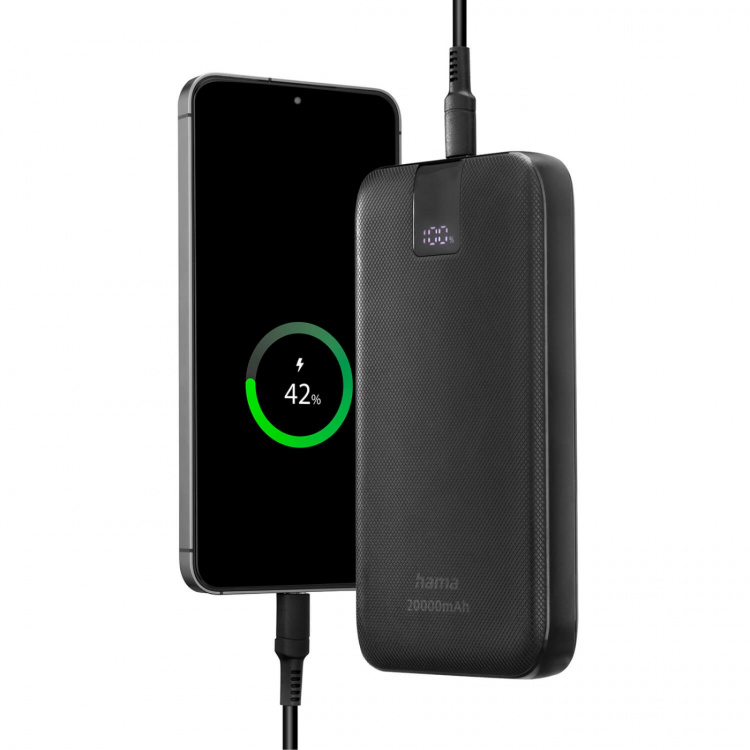 Hama Powerbank PD 20000mAh 2xUSB-C+1xUSB-A Anthracite Hama Powerbank PD 20000mAh 2xUSB-C+1xUSB-A Anthracite