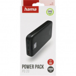 Hama Powerbank PD 20000mAh 2xUSB-C+1xUSB-A Anthracite Hama Powerbank PD 20000mAh 2xUSB-C+1xUSB-A Anthracite