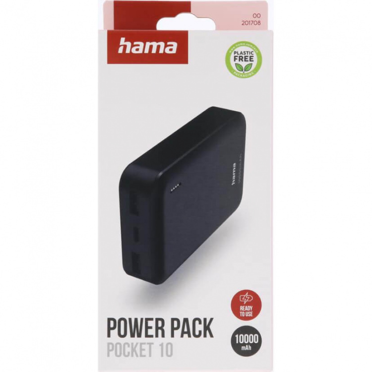 Hama Powerbank 10000mAh 2xUSB-A Anthracite Hama Powerbank 10000mAh 2xUSB-A Anthracite