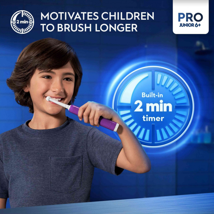 Oral B Eltandborste Junior Purple SUT