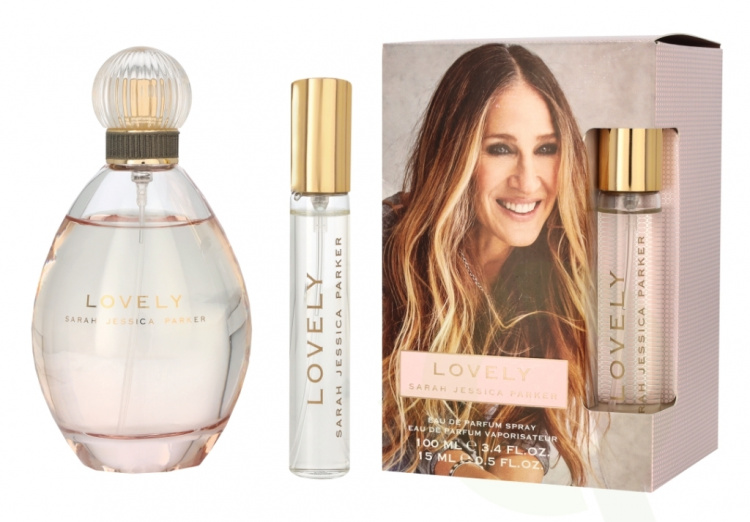 Sarah Jessica Parker Lovely Giftset 115 ml Edp Spray 100ml/Edp Travel Spray 15ml