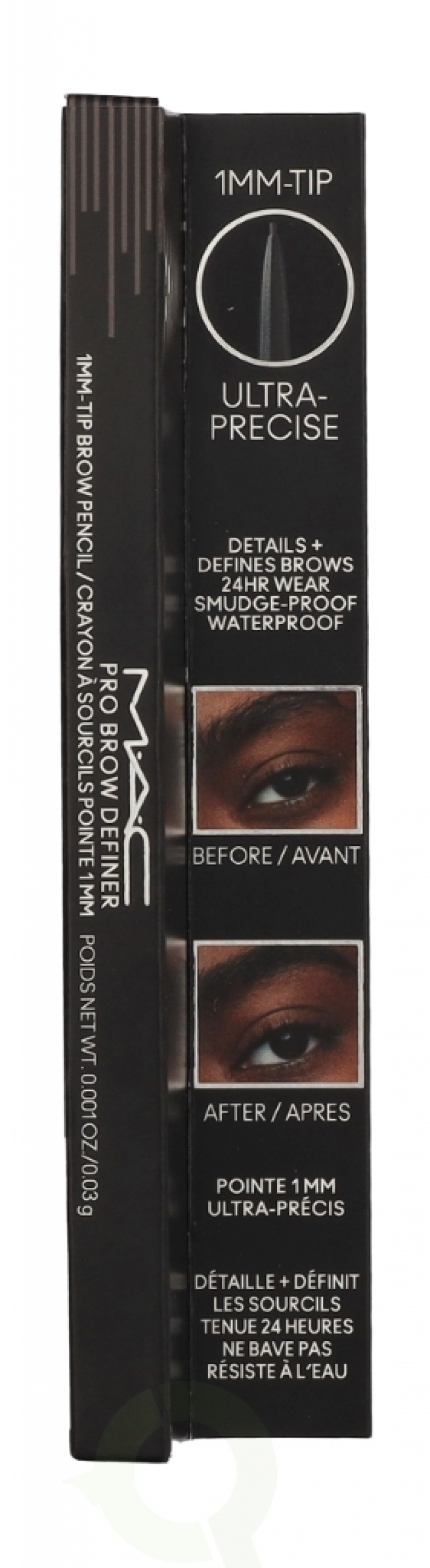 MAC Pro Brow Definer 1 Mm Tip Brow Pencil 24 Hour Waterproof 0.03 g Stud